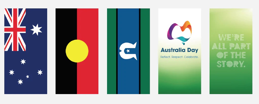 Australia Day, 26 January 3 Australia Day Flag